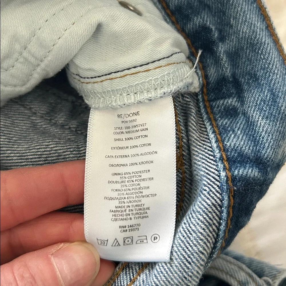Re/Done 70’s Stove Pipe Ankle Jeans - Picture 7 of 7